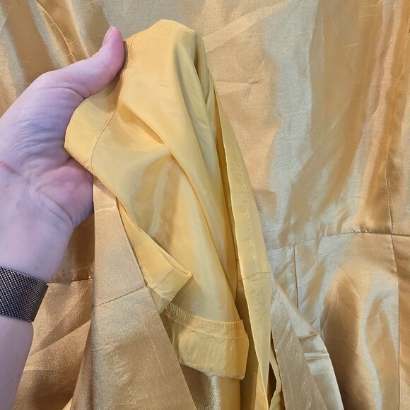 Vintage Mystique Collection By Ben Marc Dress Gold Size 20 Gems Church Dress - Picture 5 of 8